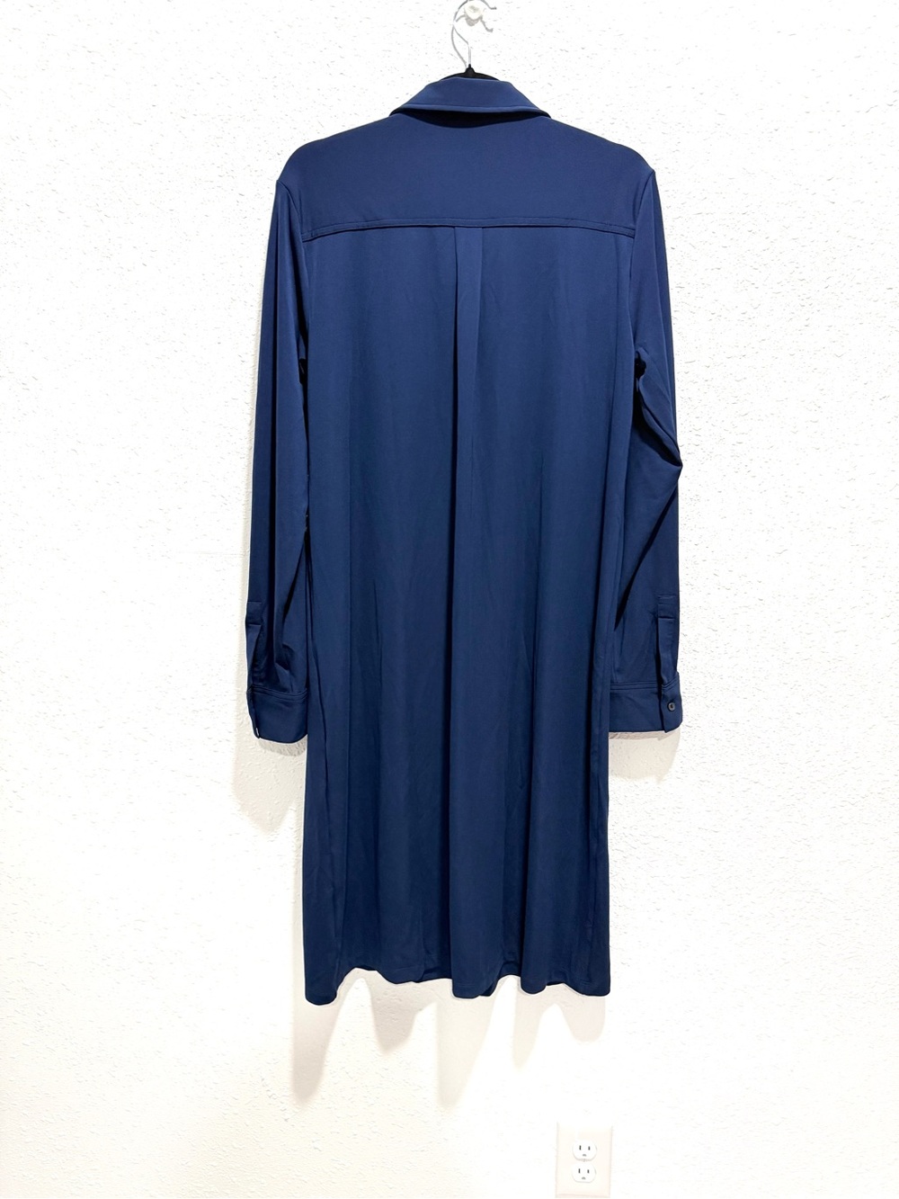 Lands' End Navy Shirt Dress L - Picture 8 of 9